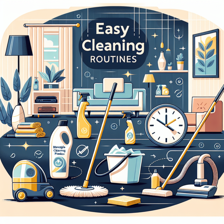 Easy Cleaning Routines for Busy People