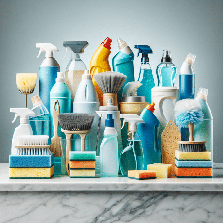 Cleaning Products for Organized Home